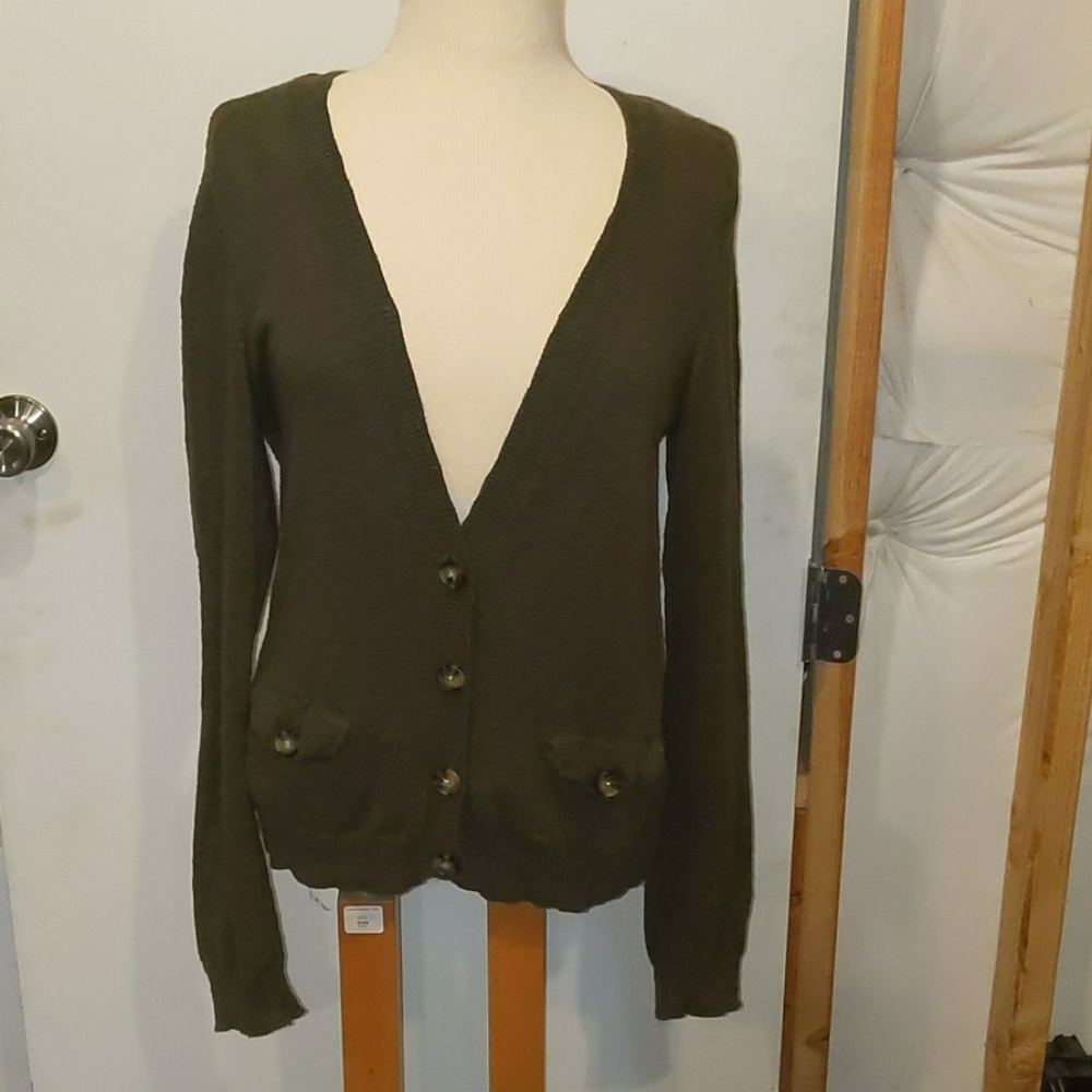 Forest Green Cardigan